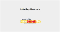 Desktop Screenshot of 360.ridley-bikes.com