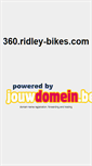 Mobile Screenshot of 360.ridley-bikes.com